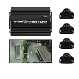 3D 1080P AHD signal super night vison 360 Bird view system for Bus or Truck