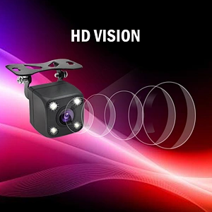 12V Hanging 170 Degree 4LEDs Night Vision Infrared Back Camera For cars