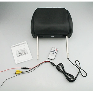 7inch Universal headrest TFT LCD monitor with zipper