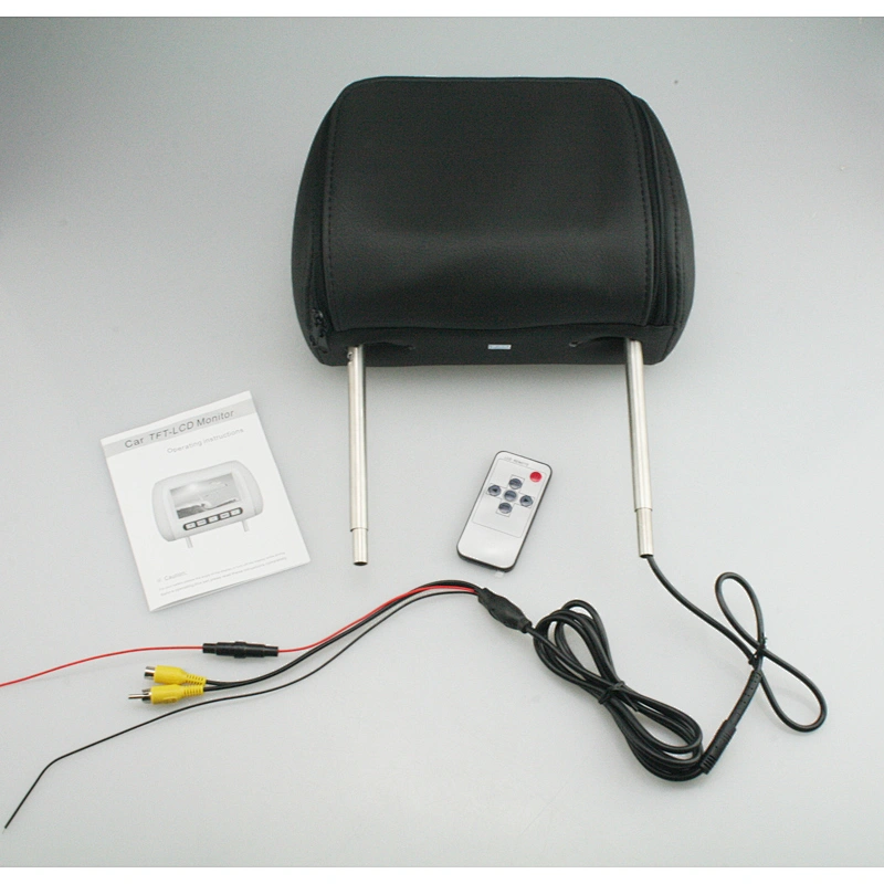 7inch Universal headrest TFT LCD monitor with zipper