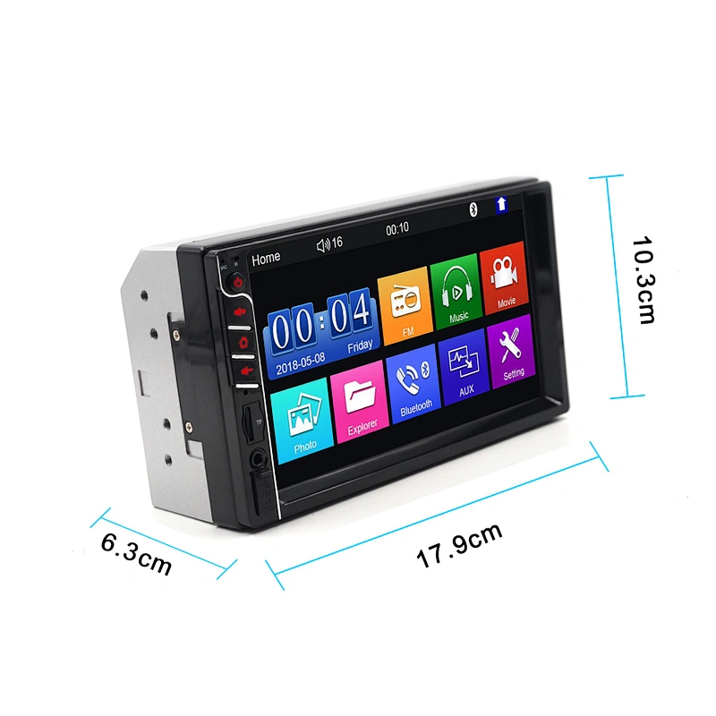 7inch HD full touch screen 2 din car radio with mirror link function