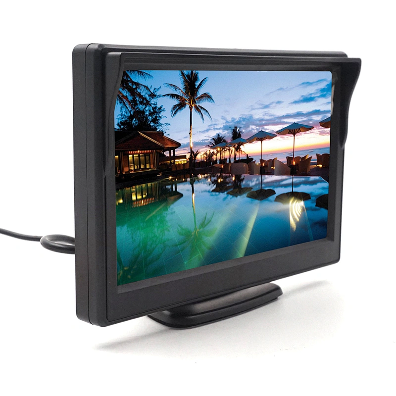 5inch TFT lcd stand alone monitor with Sunvisor