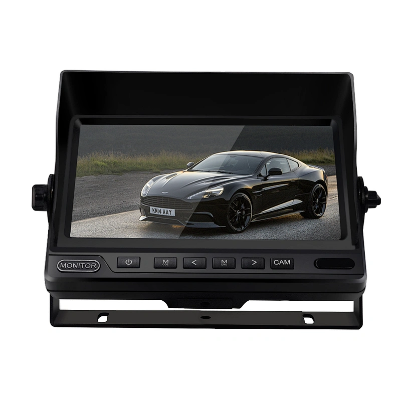 7inch 960P 4 ways IPS stand alone monitor with DVR function