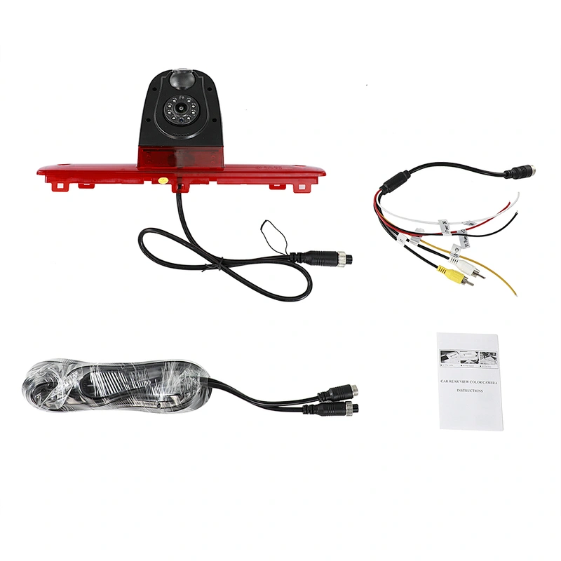 Dual lens 3rd oem brake light backup camera used for FIAT Ducato 3en 2006-2018