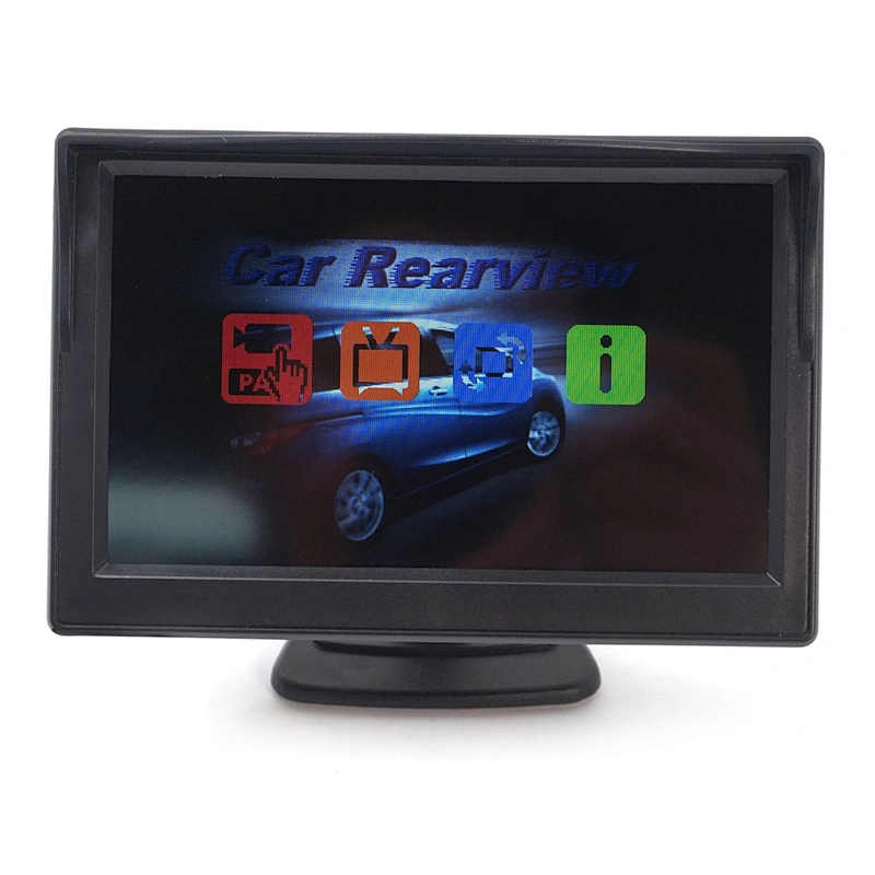 DC6-30V Digital Wireless 5inch bus screen car monitor with 16mm mini car camera front/ rear view
