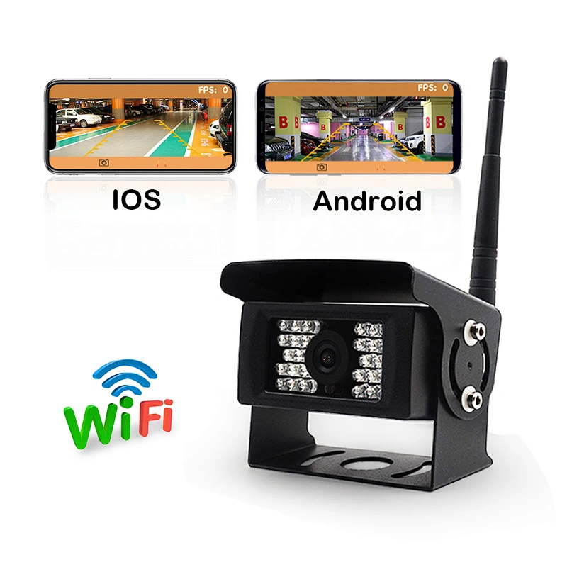 Wifi wireless backup camera for bus rear view