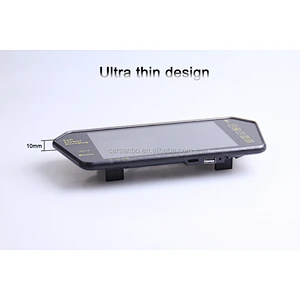 7 inch rear view reverse mirror car monitor with touch key for all vehicles