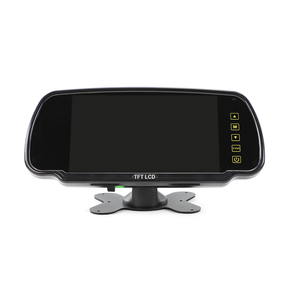 7inch rearview mirror AHD monitor with stand alone bracket support AHD 1080P camera