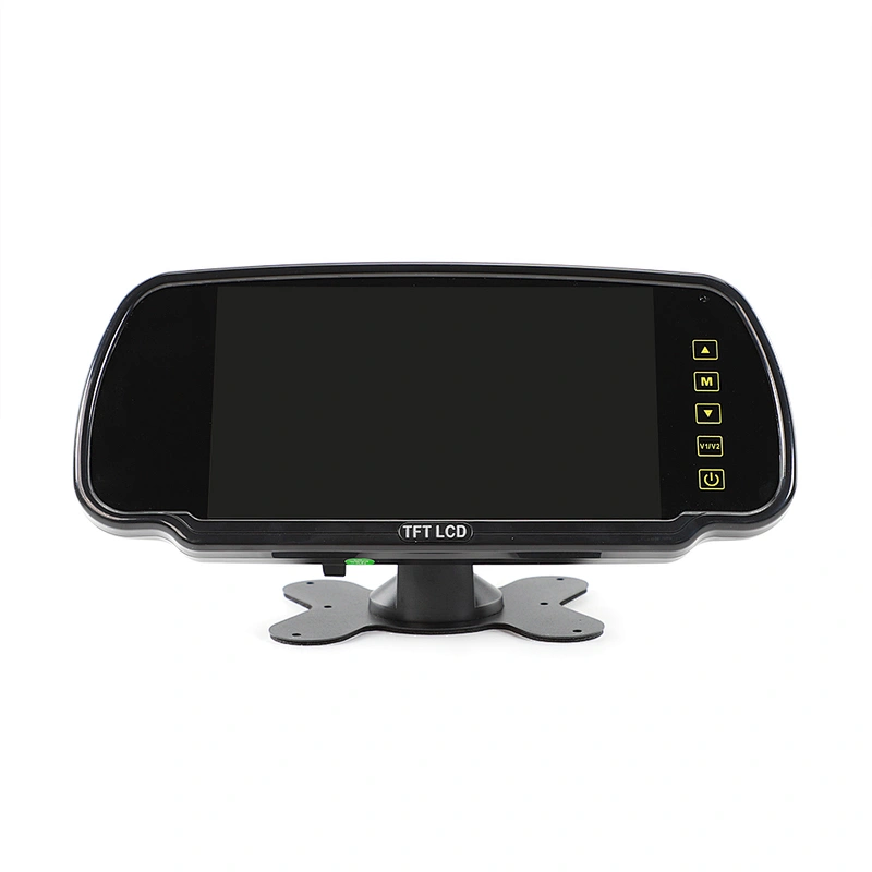 7inch rearview mirror AHD monitor with stand alone bracket support AHD 1080P camera