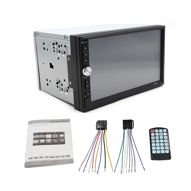 7inch 2 din long body mp5 with mirror link function