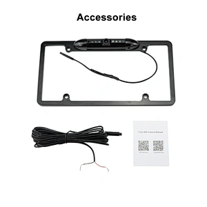 HD US License Plate frame wifi camera with IR nightvision