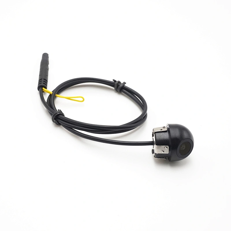 13.5mm drilling mount rear view mini camera with guide line switchable