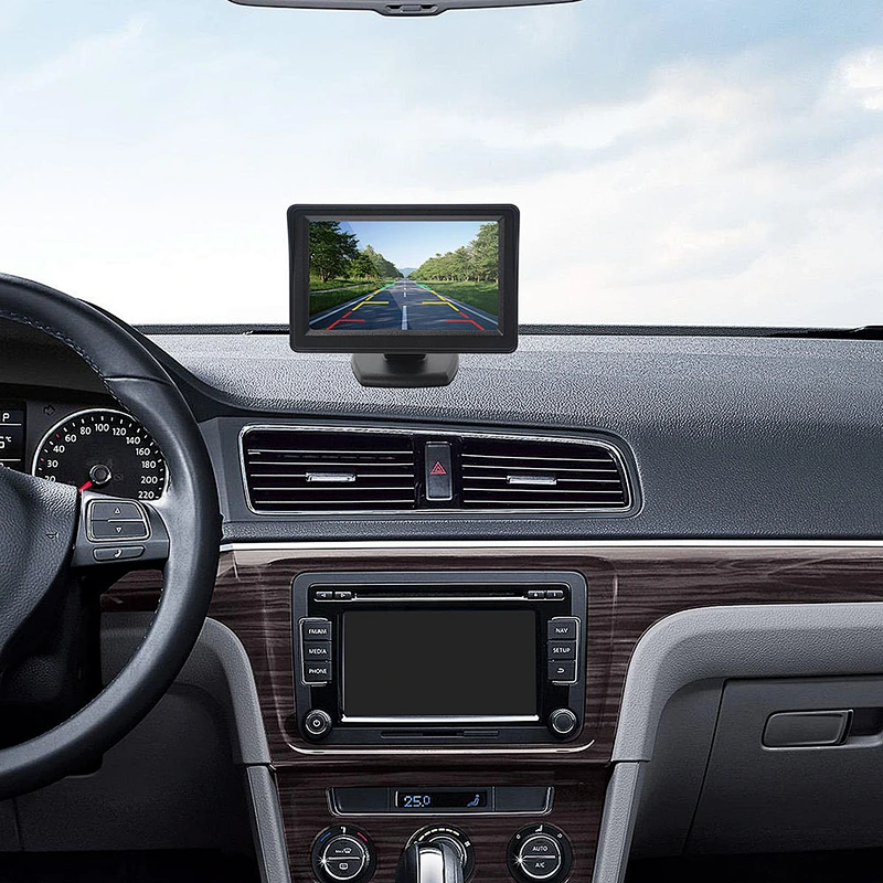 4.3 inch car lcd monitor with sunvisor