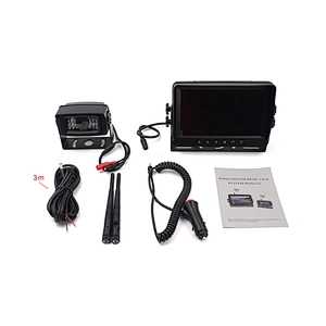 HD 720P digital wireless 7inch TFT LCD car monitor and IP69K car wifi backup camera system for car/bus/truck/tractor/RV trailer