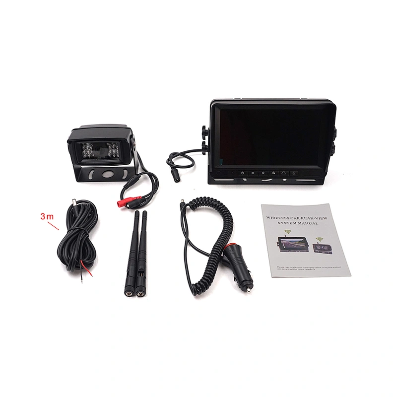HD 720P digital wireless 7inch TFT LCD car monitor and IP69K car wifi backup camera system for car/bus/truck/tractor/RV trailer
