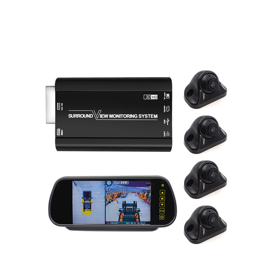 3D AHD 1080P 360 bird view car camera system for forklift