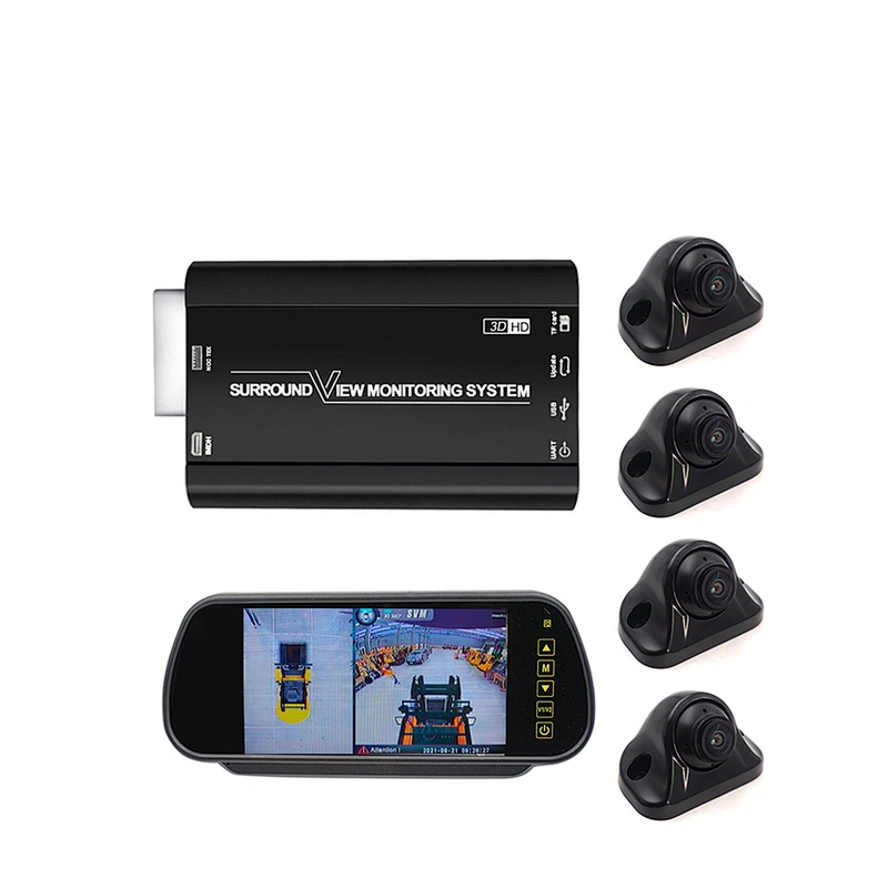 3D AHD 1080P 360 bird view car camera system for forklift