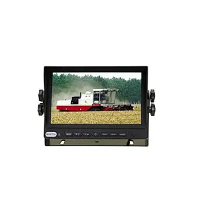 12pcs sensors Alarm 3D 1080P 360degree surround view birdview camera system for BUS / Truck / Excavator