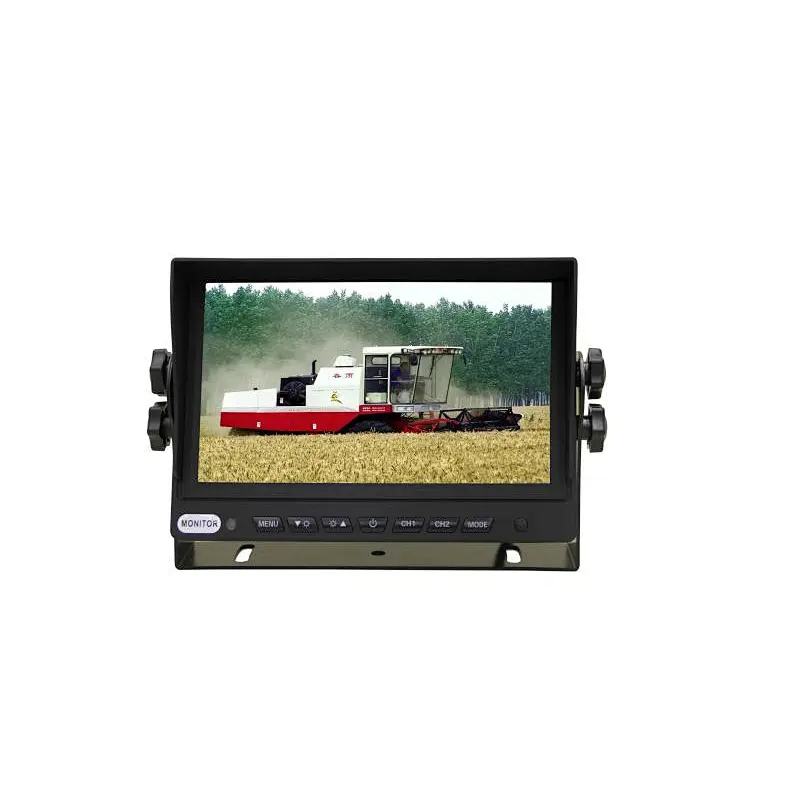 12pcs sensors Alarm 3D 1080P 360degree surround view birdview camera system for BUS / Truck / Excavator