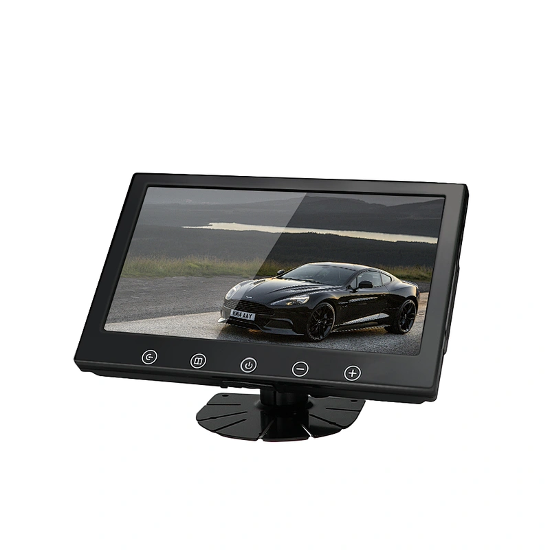 9inch touch key 2 way video input stand alone monitor