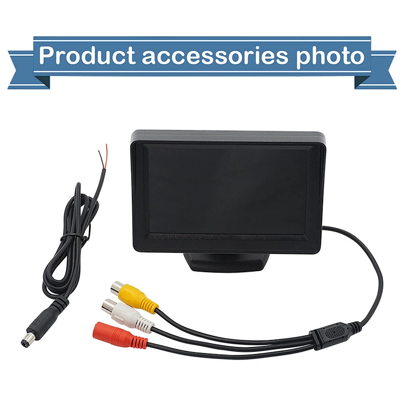4.3 inch car lcd monitor with sunvisor