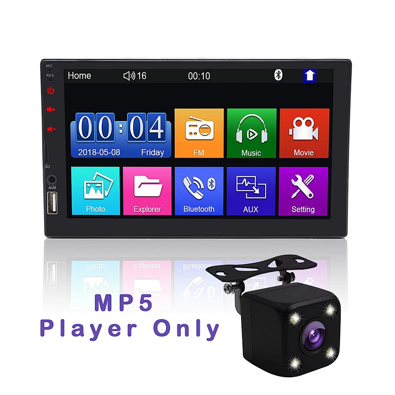 7inch HD full touch screen 2 din car radio support mirror link car MP5 Player