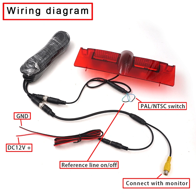PC4089 oem  brake light rearview camera used for Chevrolet express