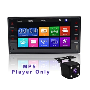 touch key toyota universal 7inch 2 din mp5 with mirror link BT and FM