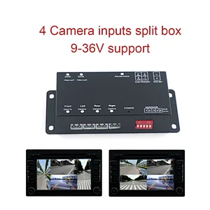 4CH Quad video switch box without camera recorder function