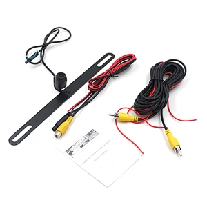 CAM233 vehicle License Plate backup camera with dual switch wire for cars