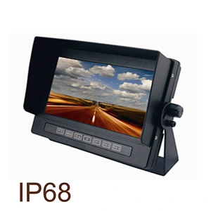 8pcs Digital Sensors Alarm Car Video Blind Spot Camera Monitoring System For BUS / Truck / Excavator / Cement Mixer