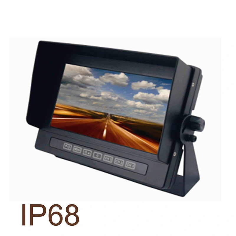 8pcs Digital Sensors Alarm Car Video Blind Spot Camera Monitoring System For BUS / Truck / Excavator / Cement Mixer