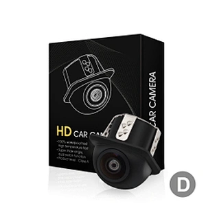 Carsanbo 720P HD Fish eye Lens 180 degree Car Rear View Camera with 3 degree and 5 degree Silicone angle pad