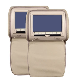 cheap portable 9'' dvd player for car headrest with zipper