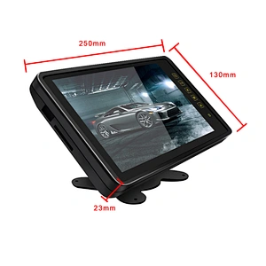 9inch HD touch key rear view mirror monitor with 59 solution