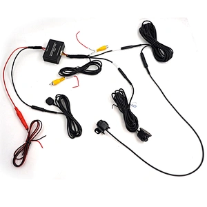 2 way front and side view smart switch box with 150 degree wide angle camera