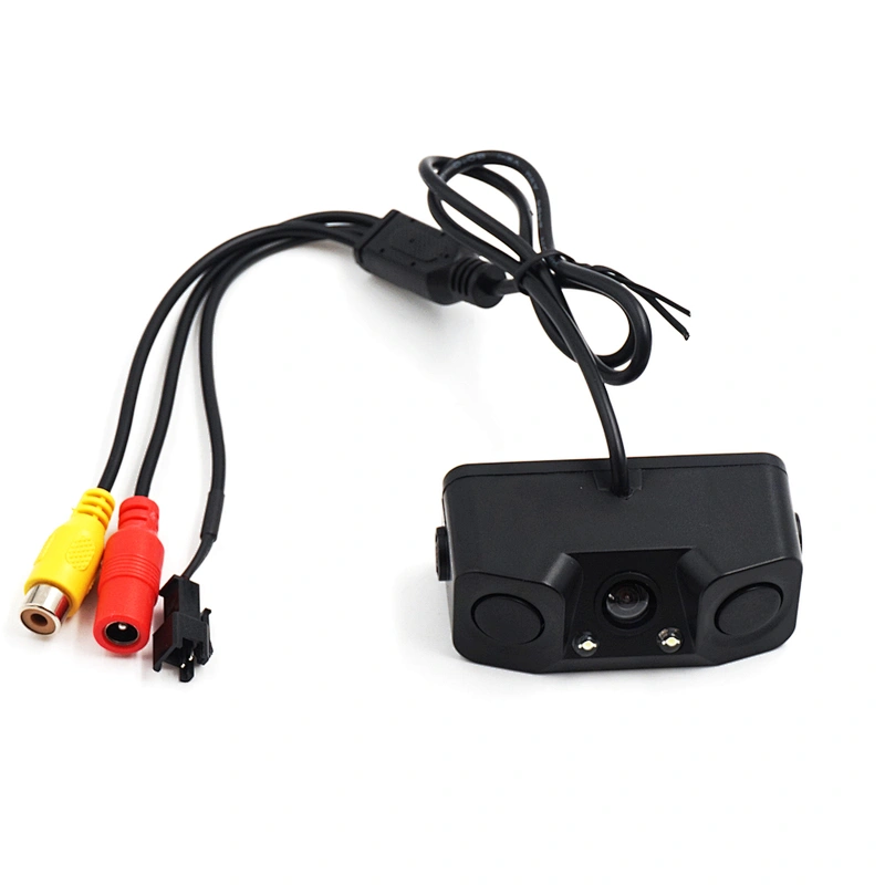 3 in 1 wide angle HD Car Rearview Camera Video Parking Sensor car Radar Detector with buzzer