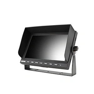 TS932VGA 9 inch IPS  U bracket monitor with sunvisor and VGA input
