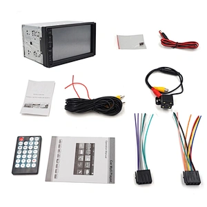HD full touch screen 7inch 2 din car radio wiith  mirror link function and FM