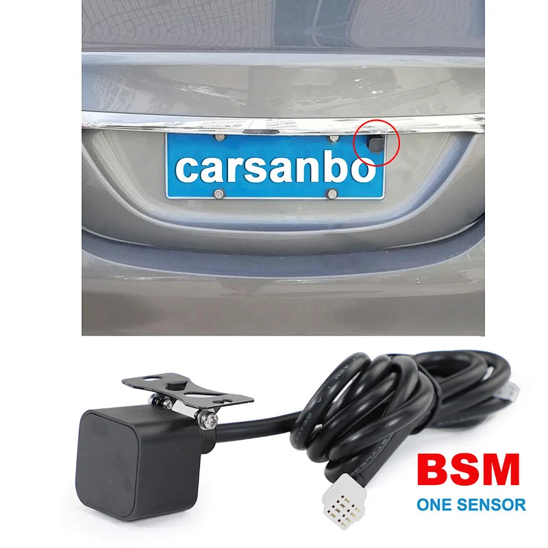 Easy installation BSD millimeter wave radar lane changing assist system for cars and trucks