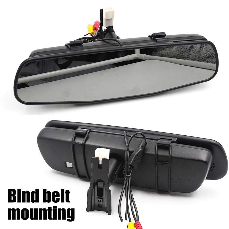 5inch HD slim rearview universal mirror monitor with Silver color mirror