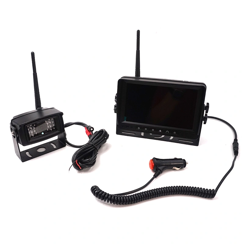 HD 720P digital wireless 7inch TFT LCD car monitor and IP69K car wifi backup camera system for car/bus/truck/tractor/RV trailer