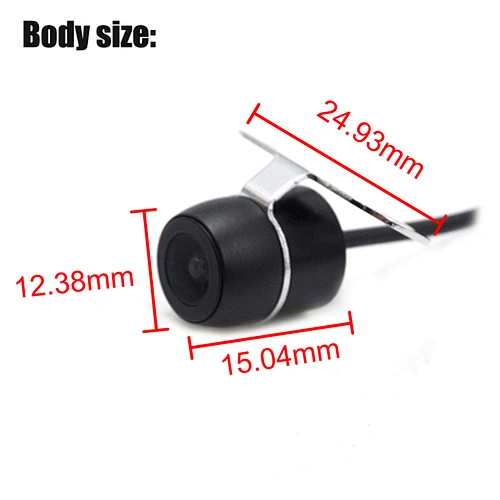 12.5mm AHD hanging and drilling mount car rear view camera