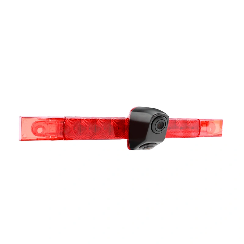 twins lens 3rd universal Slim Flat Back Housing brake light backup camera with line switchable