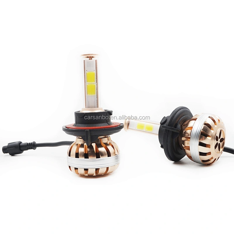 Factory price C8 COB auto led headlights 3600lm 9007 h3 h4 h7 h13 led headlight bulb