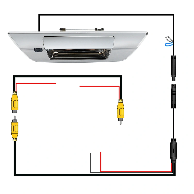 oem Reverse Rear View car Camera used for Toyota Hilux revo 2015-2021