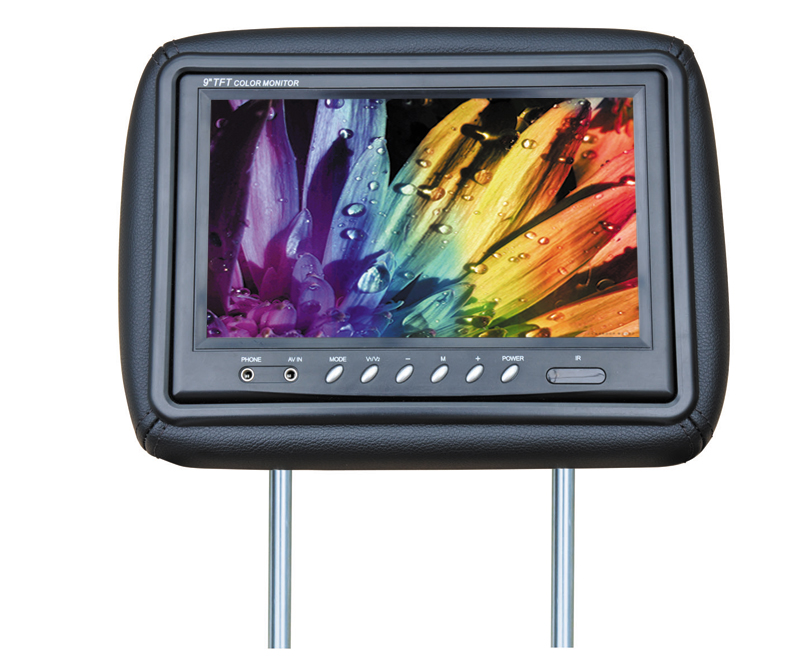 HR9169C TFT LCD High quality 9inch auto dvd monitor with zipper