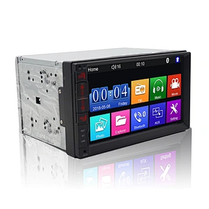 HD full touch screen 7inch 2 din car radio wiith  mirror link function and FM