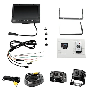 7 inch IPS 2 split AHD monitor with dual recording function