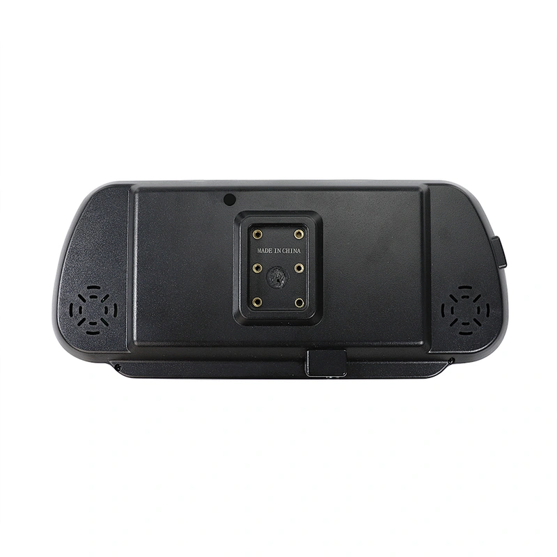 support 12-36V input  7inch OEM rear view mirror monitor  with RCA  connector